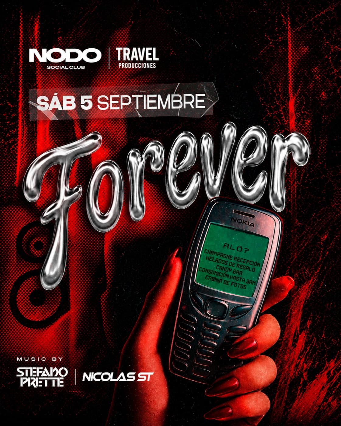 Flyer de Nodo Social Club