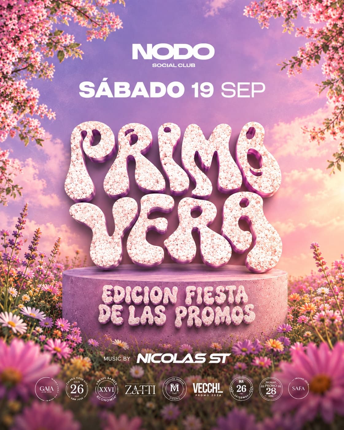 Flyer de Primavera - Fiesta de las PROMOS